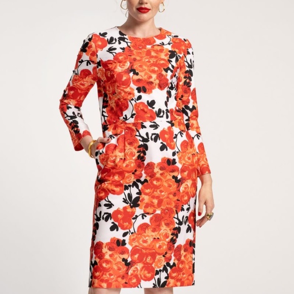 Frances Valentine Dresses & Skirts - NWT FRANCES VALENTINE Carolyn Dress Rose Floral